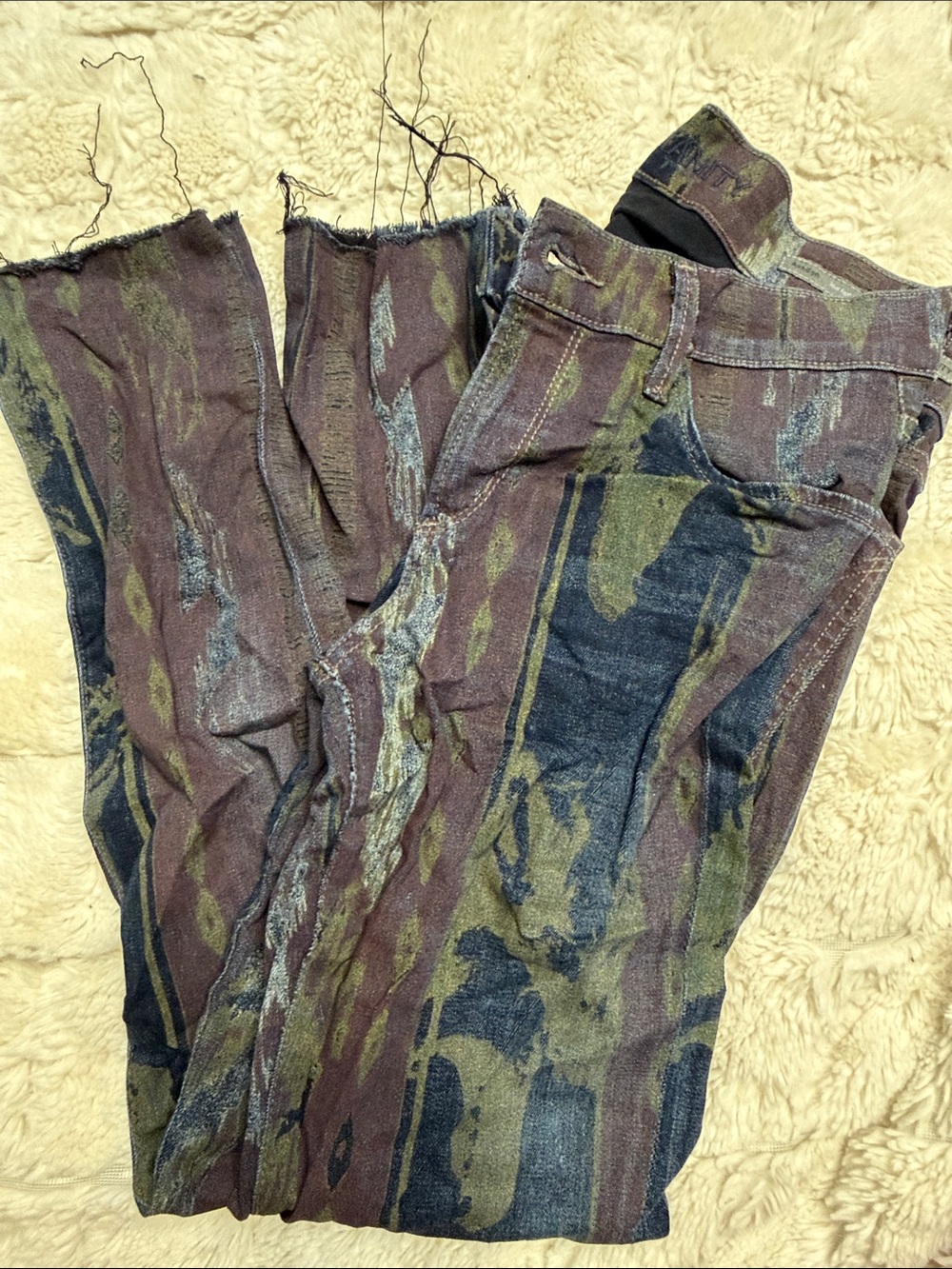 Citizens Of Humanity Women's Skinny Jeans Avedon Camouflage